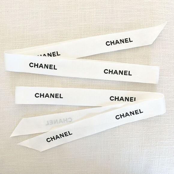 2 Chanel Ribbons Approximately 35” Each - Picture 1 of 2